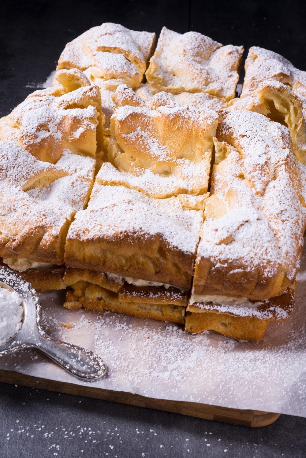 Ciastka francuskie z kremem
