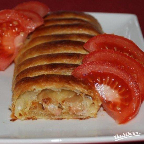Strudel z kapustą pekińską