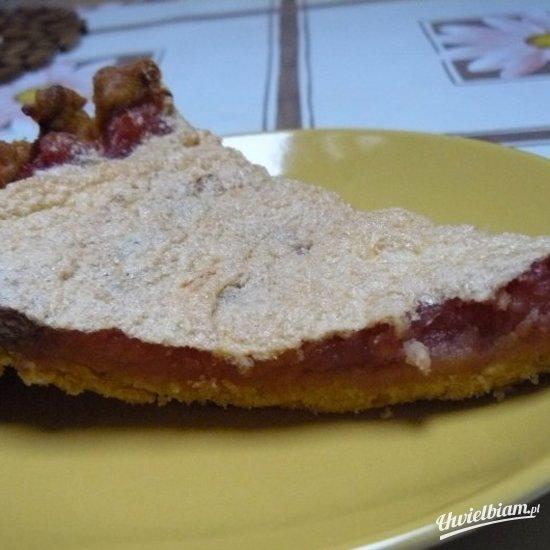 Tarta jabłkowo-wiśniowa.