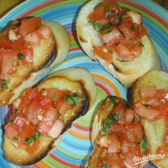 Bruschetta z gorgonzolą