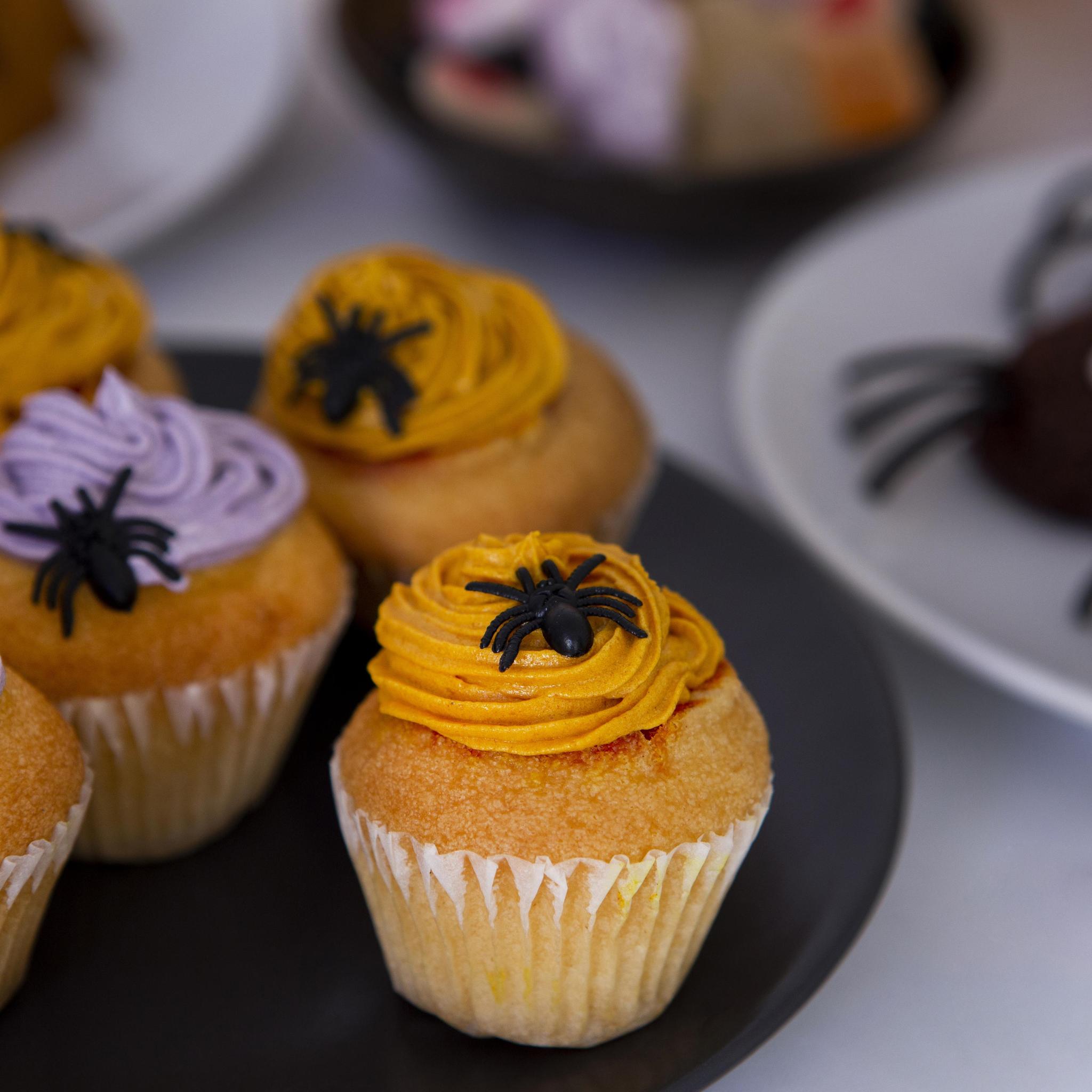Waniliowo-cynamonowe babeczki na Halloween