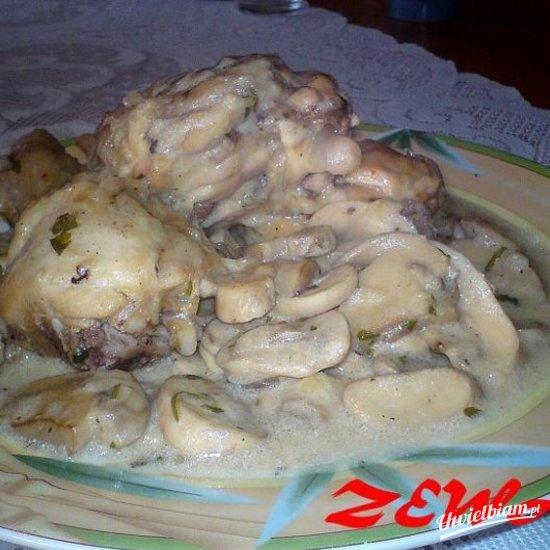 Kurczak z pieczarkami