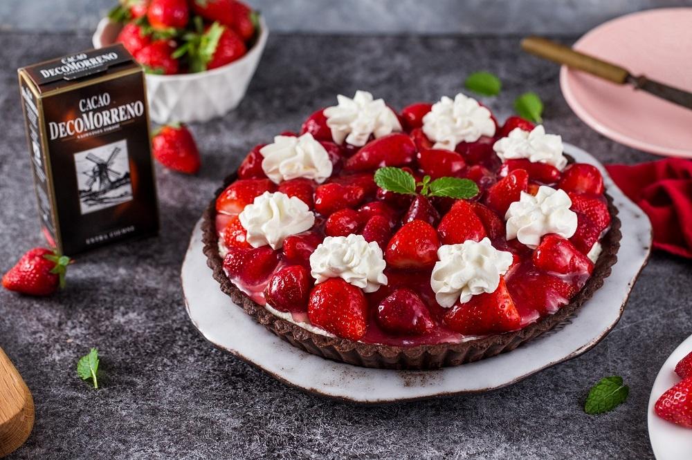 Tarta sernikowo- truskawkowa