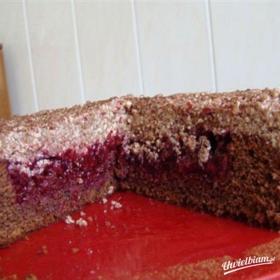 Tort z wiśniami
