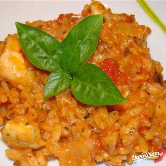 Moje risotto pomidorowe