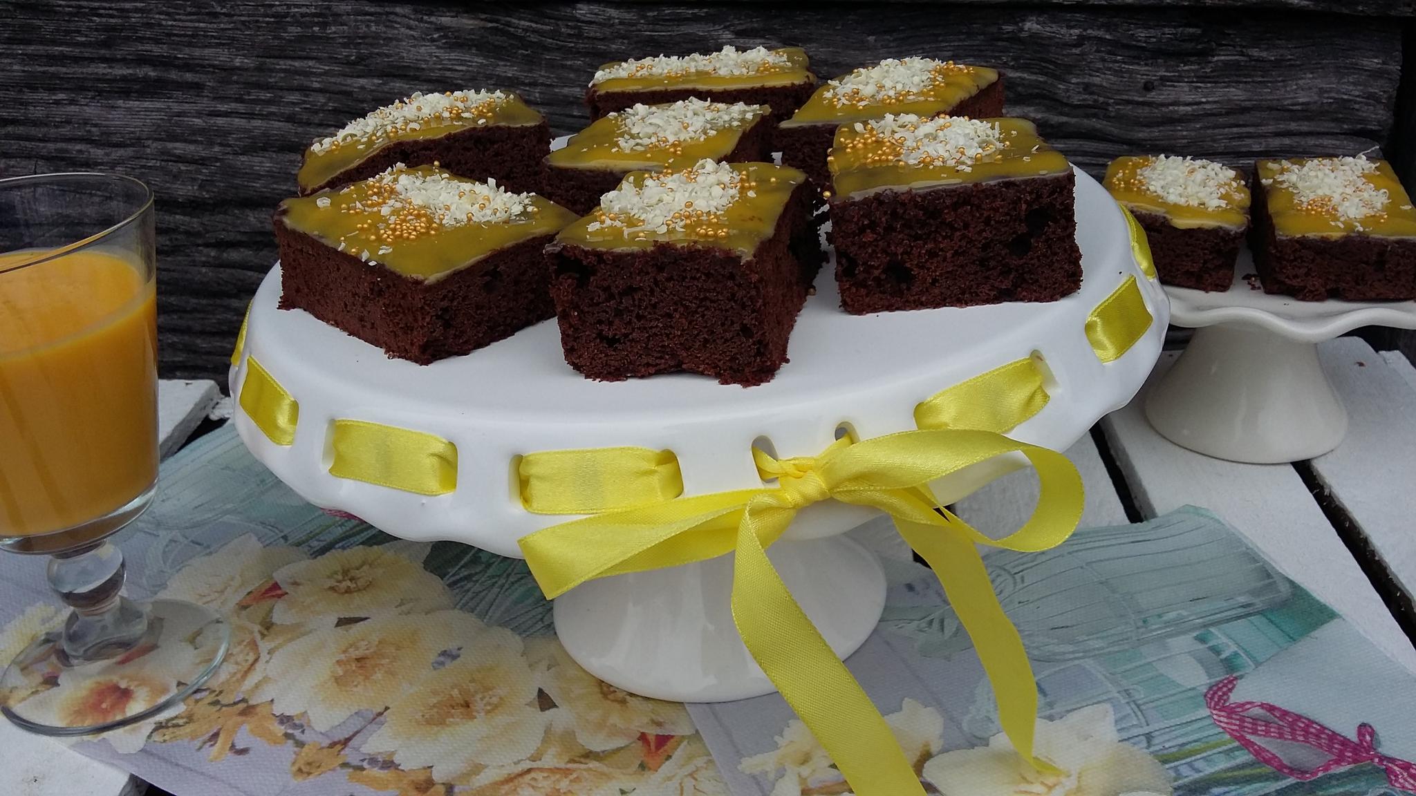 Brownie z ajerkoniakiem