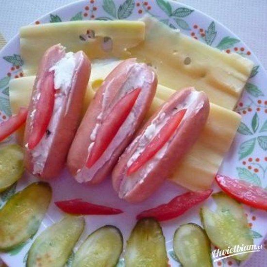 Parówki nadziane :)