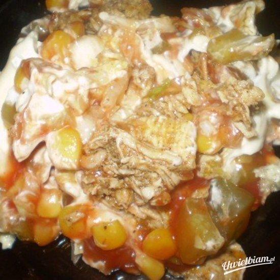 Sałatka a'la gyros