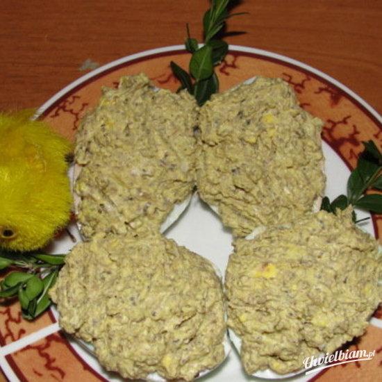 Jajka z farszem pieczarkowym