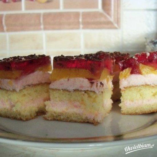Kolorowy biszkopt