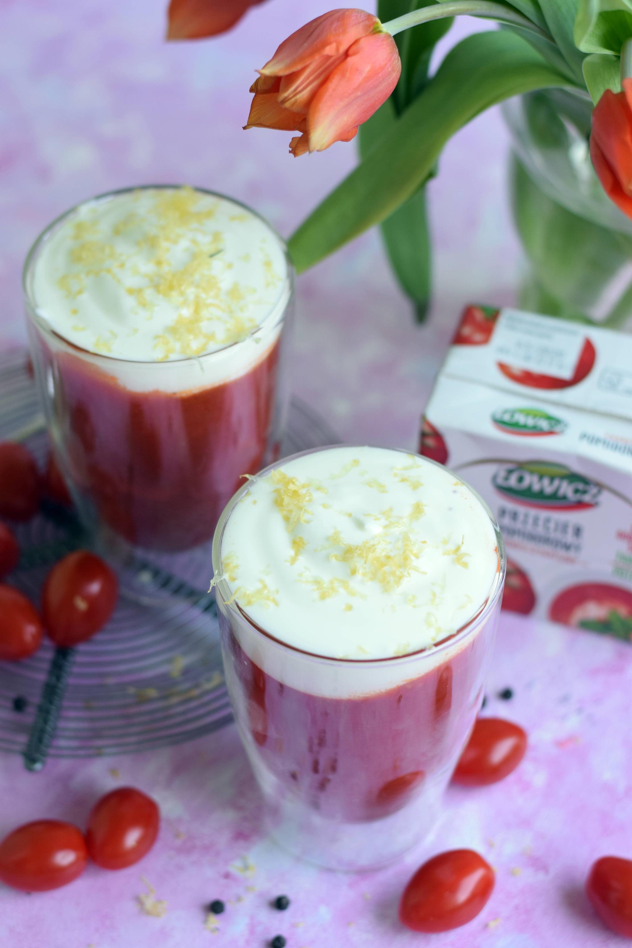 Pomidorówka inaczej, czyli pomidorowe cappuccino