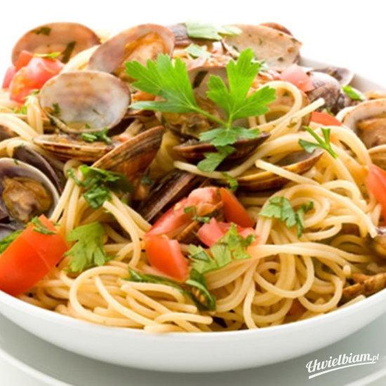 Spaghetti z małżami