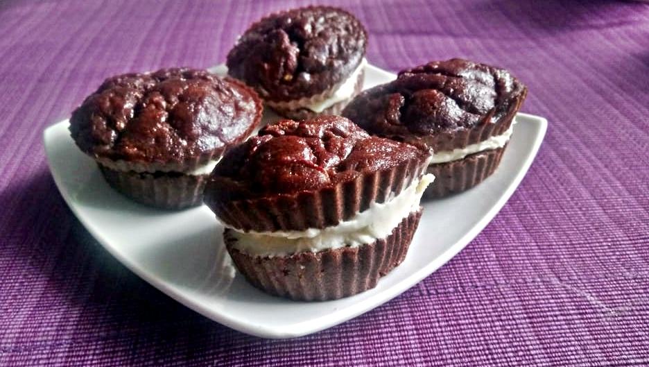 Czekoladowe muffinki z cukinii