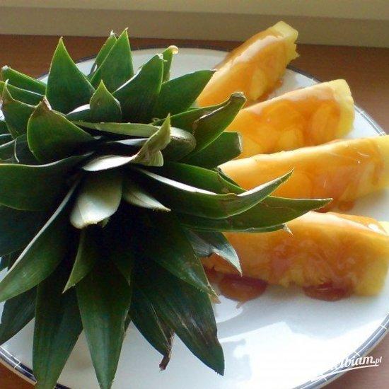 Ananas w karmelu