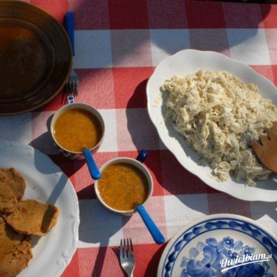 Kotlety w soku pomarańczowym z tymiankiem