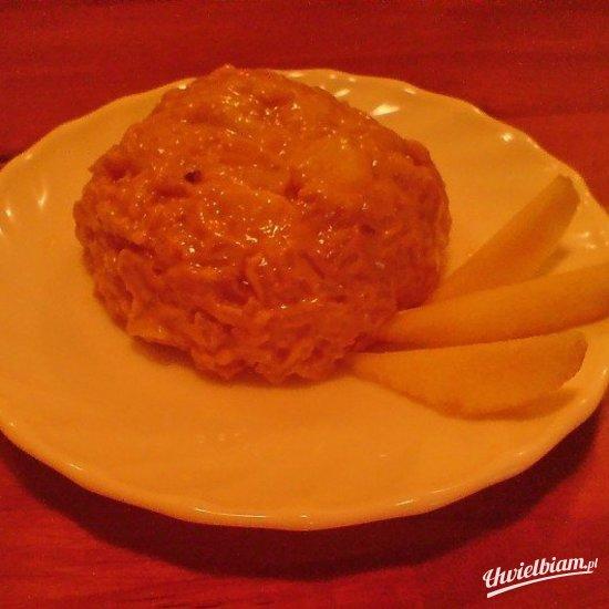 Ryż toffi z gruszkami