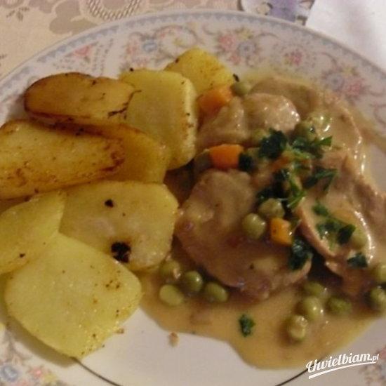 Polędwiczka w sosie śmietanowym