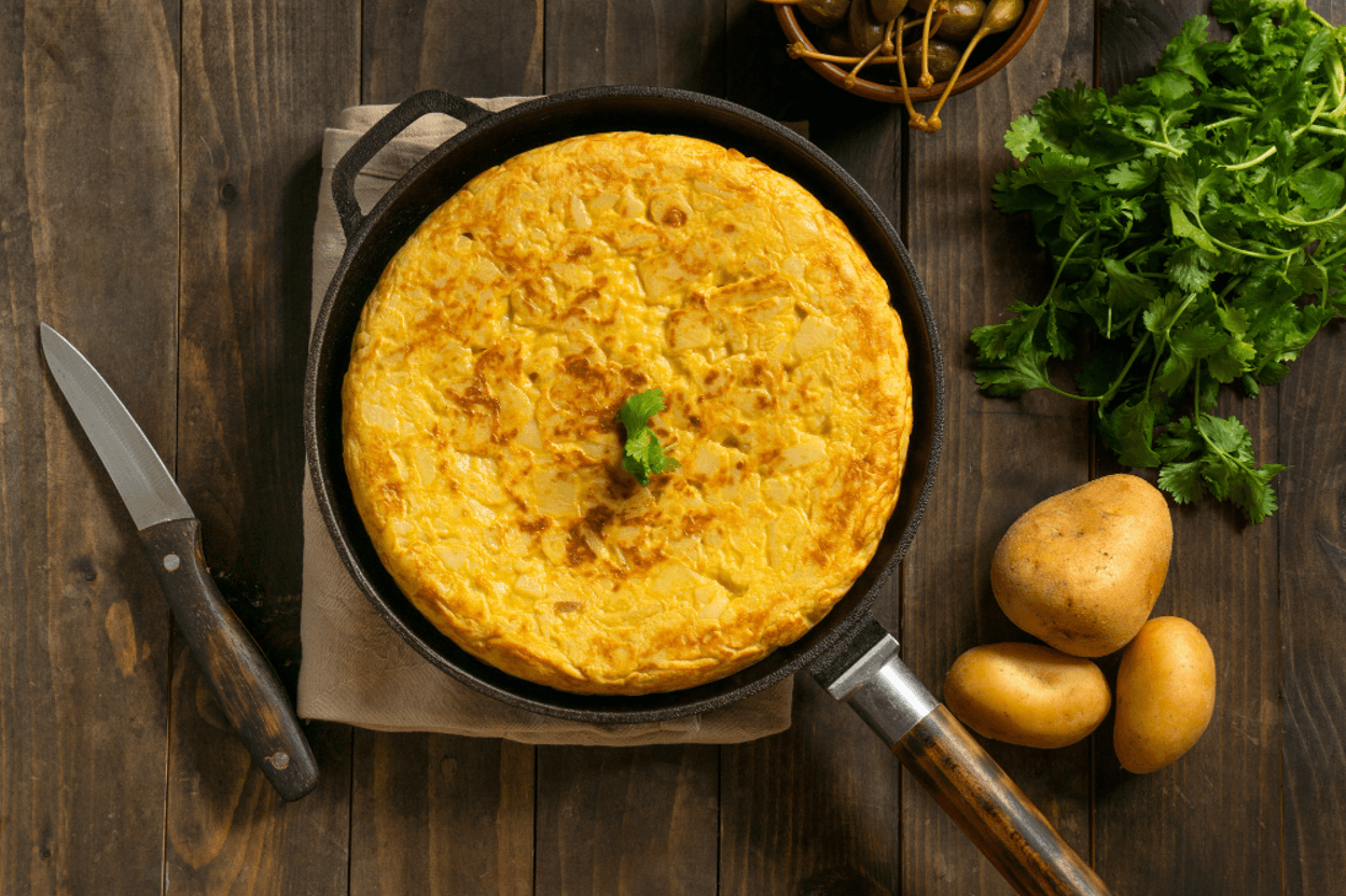 Tortilla hiszpańska z ziemniakami