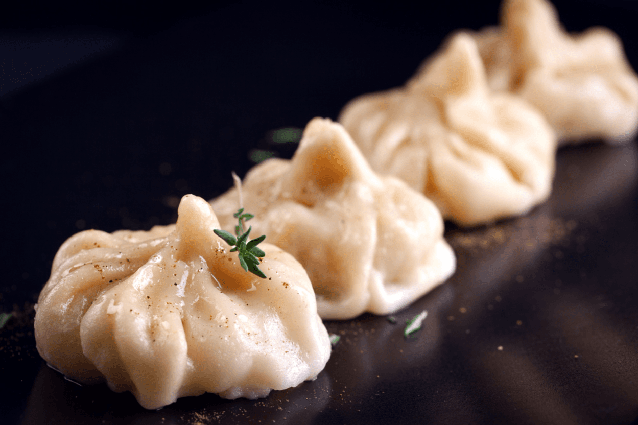 Pierożki dim sum z krewetkami