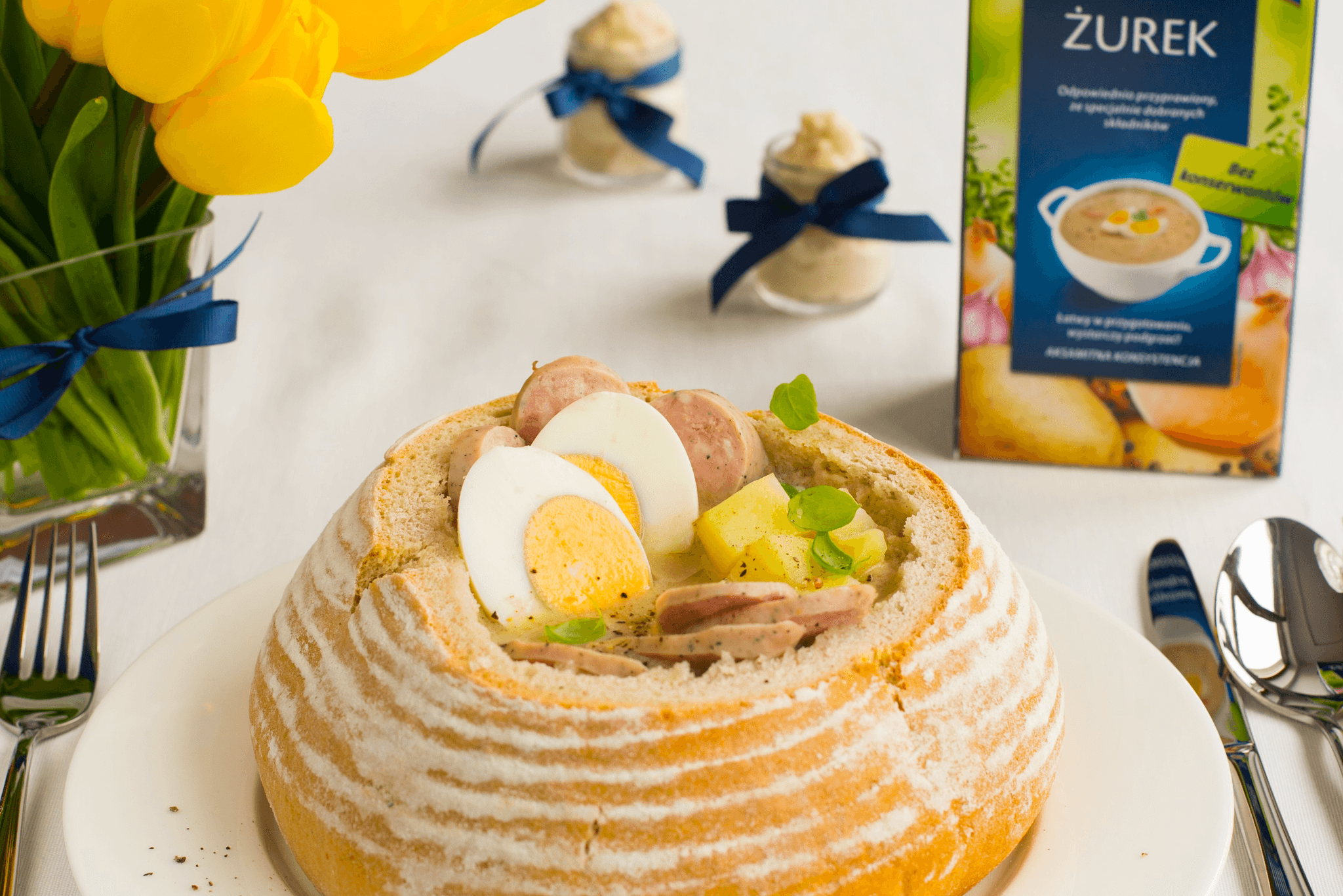 Wielkanocny żurek w chlebie