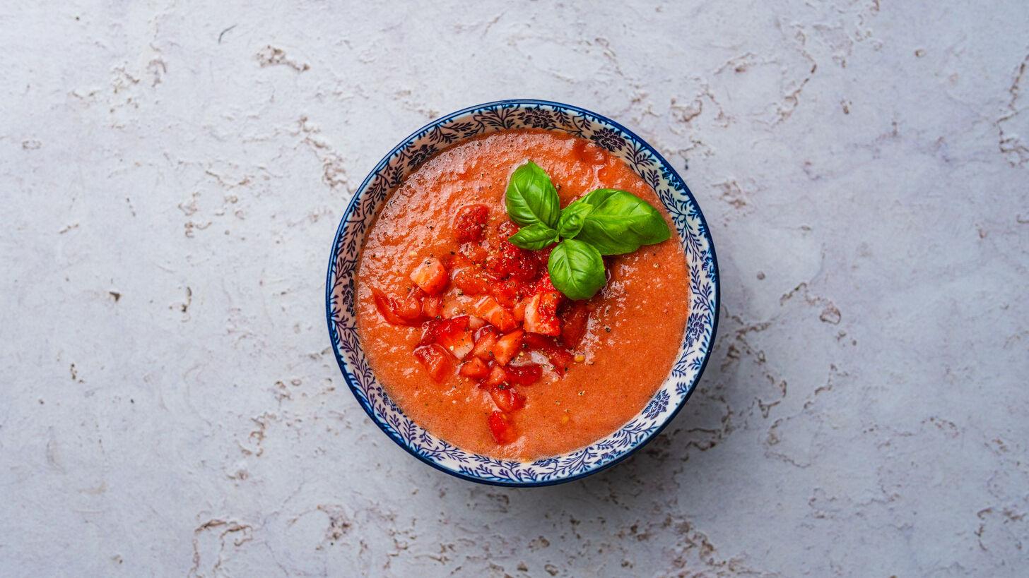 Gazpacho z truskawkami