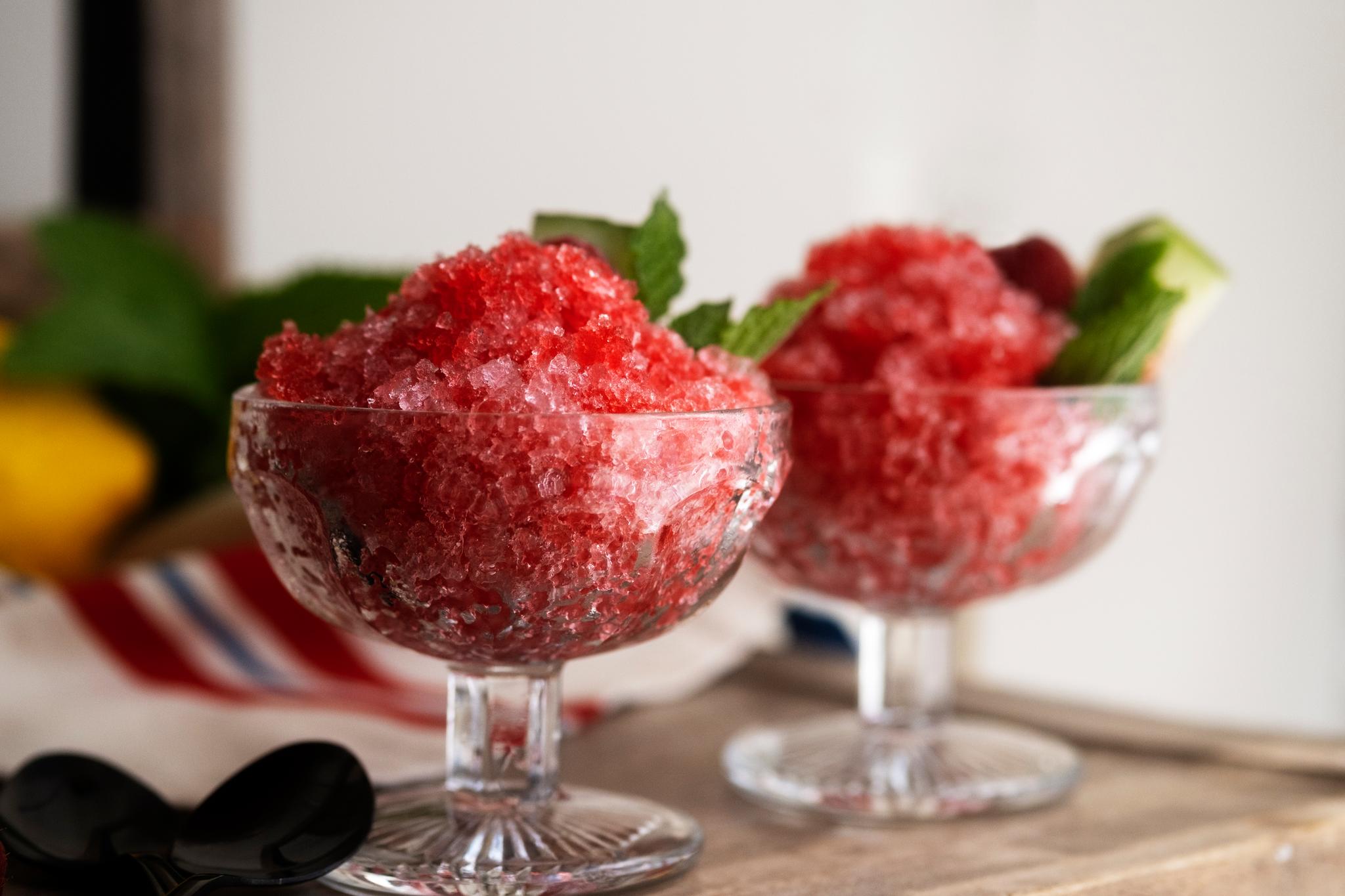 Granita truskawkowa