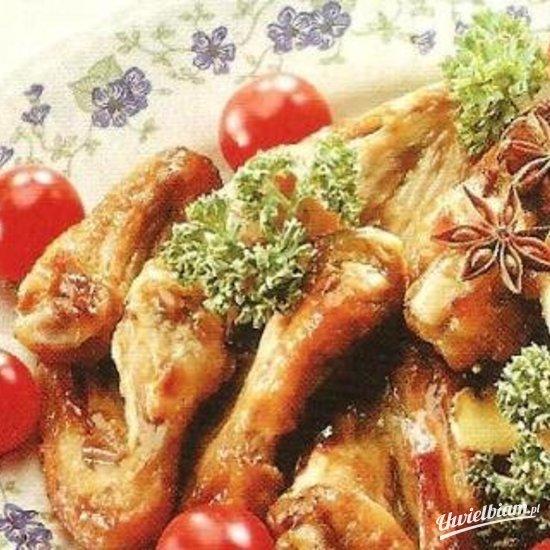 Skrzydełka w miodzie