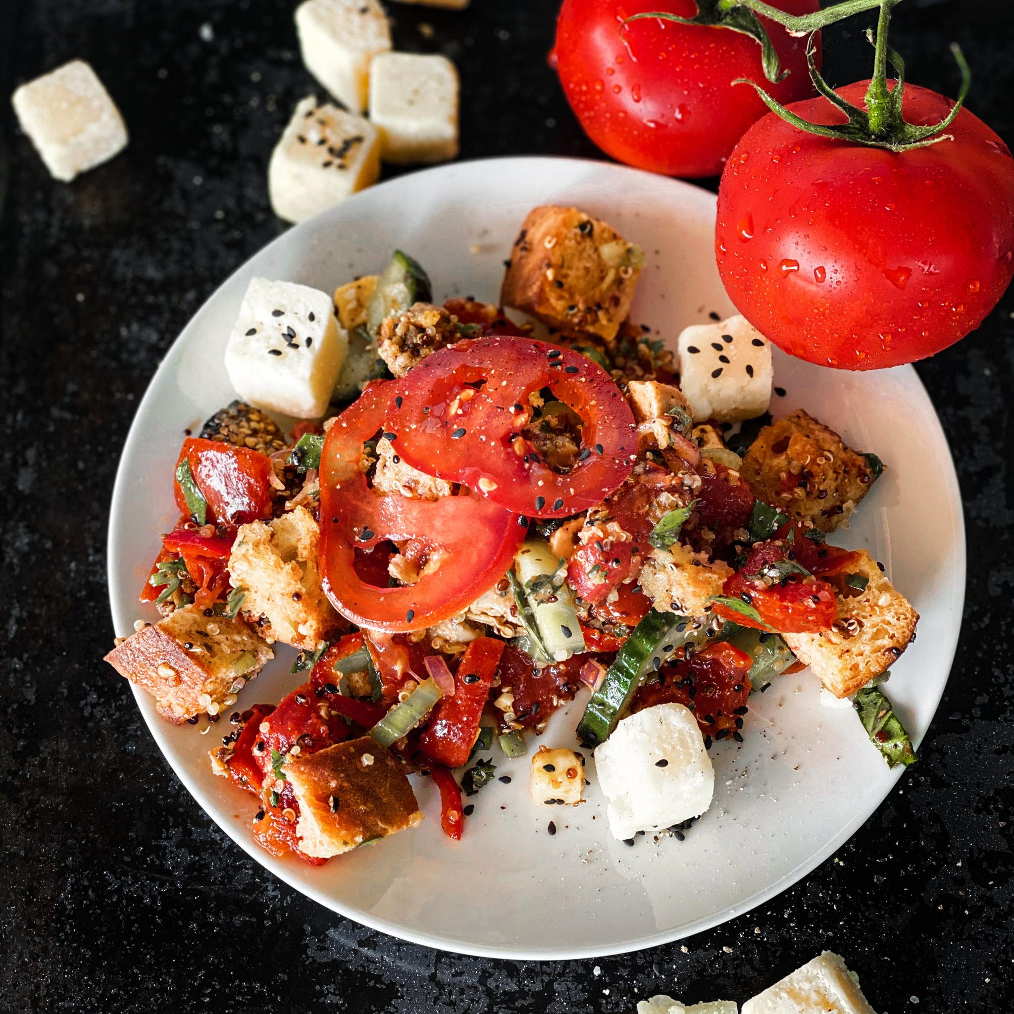 Panzanella z fetą