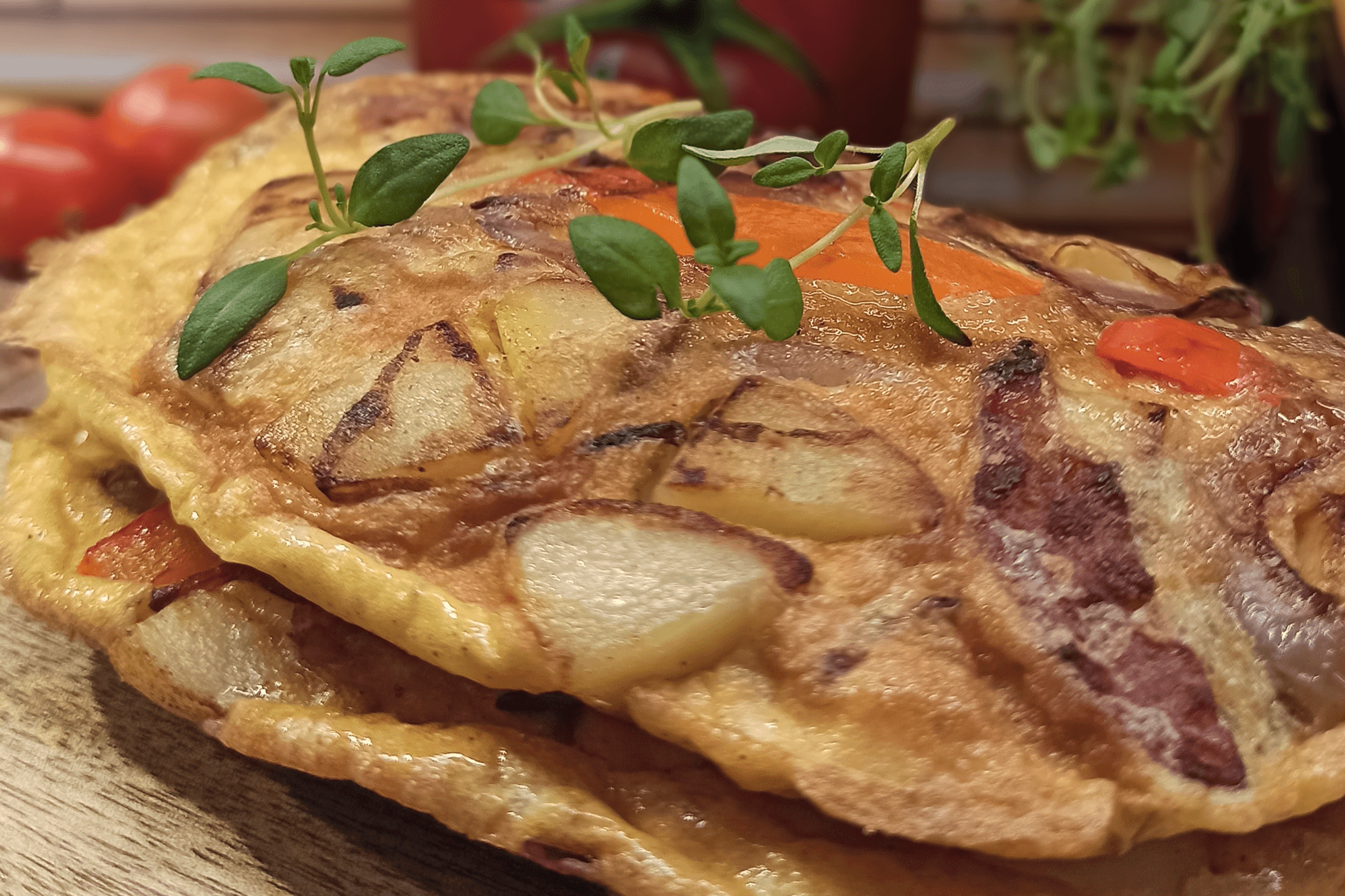 Omlet hiszpański z ziemniakami