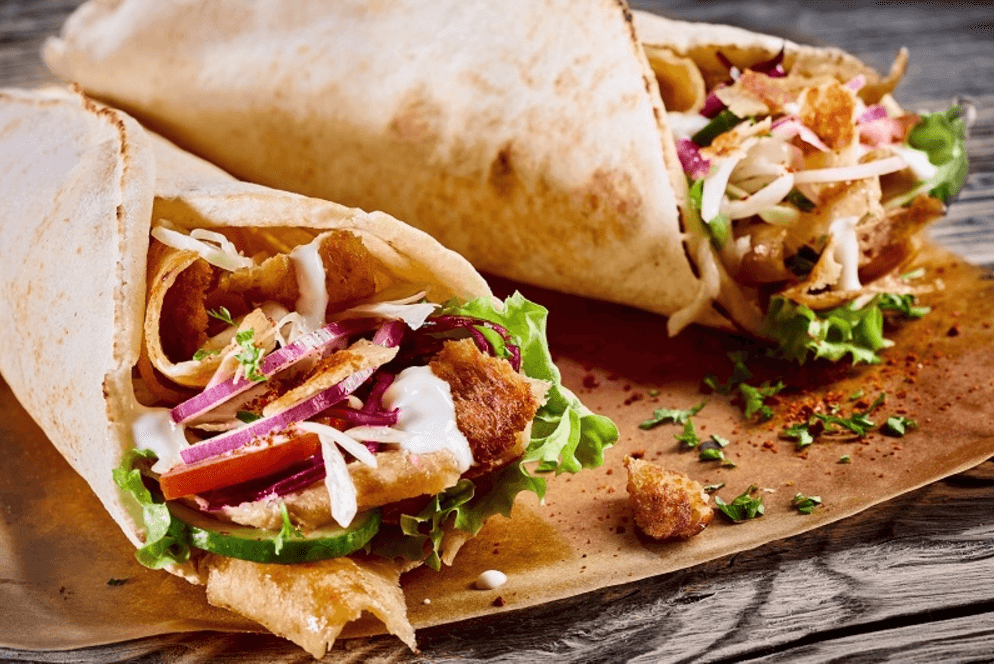 Kebab w tortilli