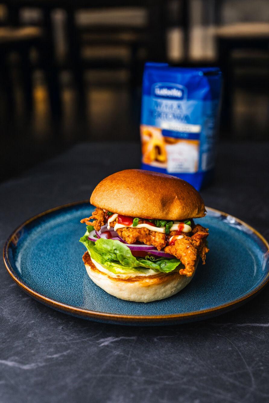 Burger z soft shell krabem