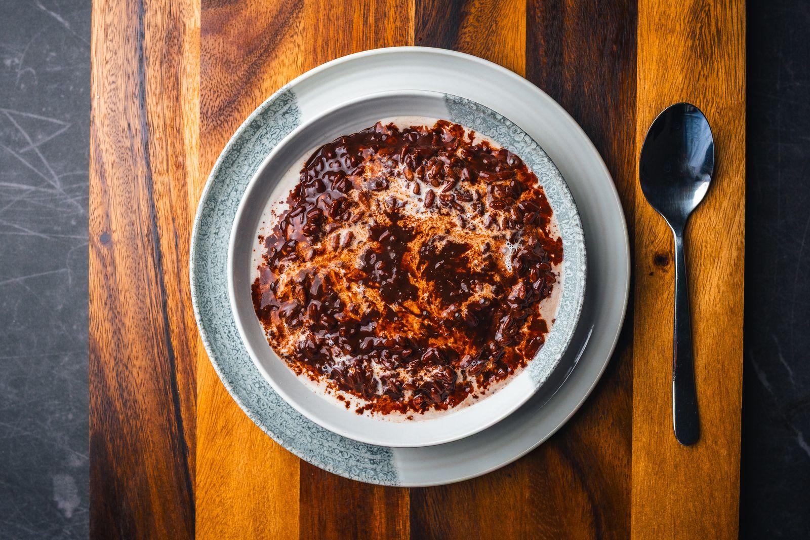 Champorado – filipiński ryż kakaowy