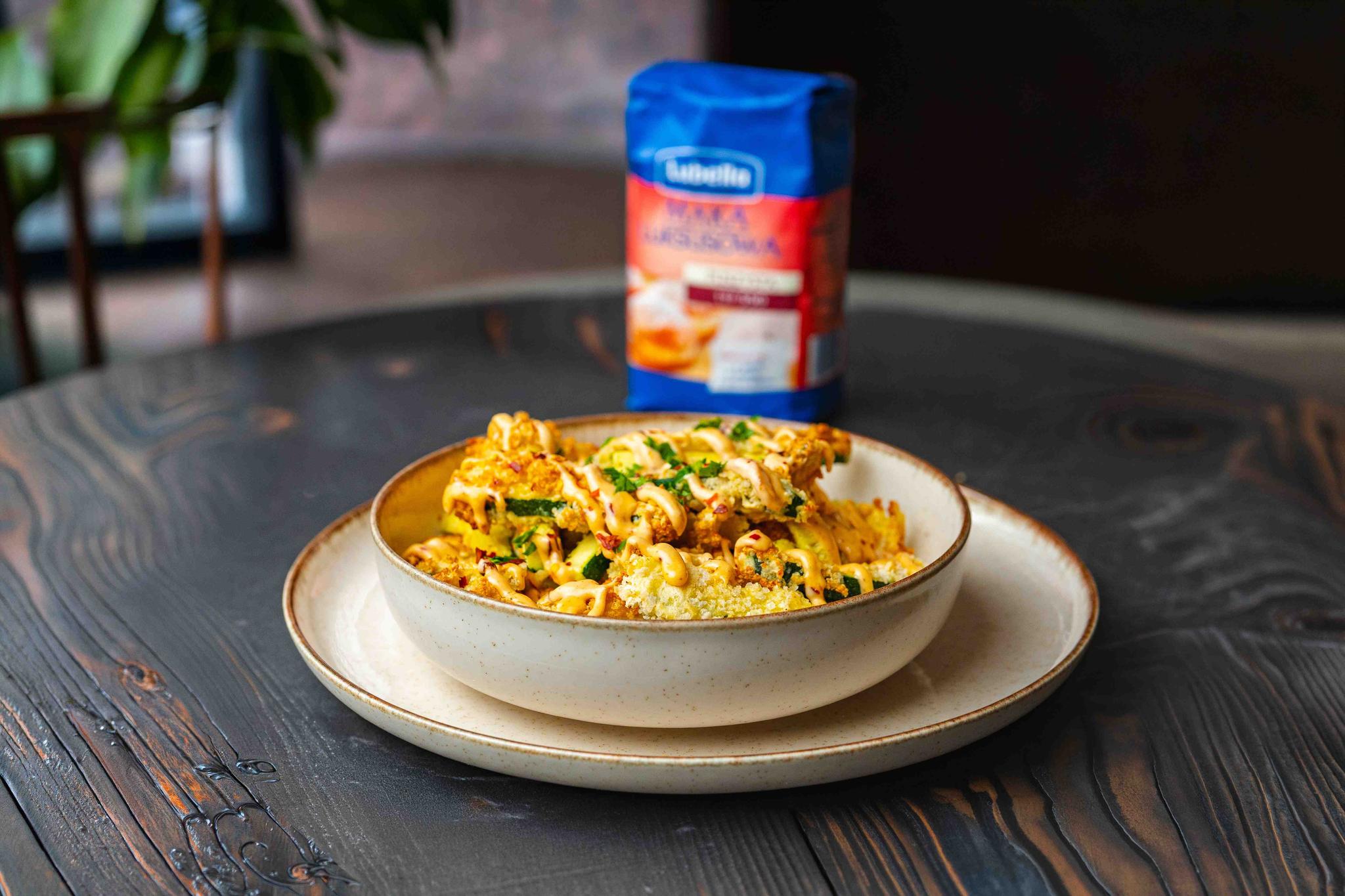 Cukinia z airfryera w chrupiącej panierce panko