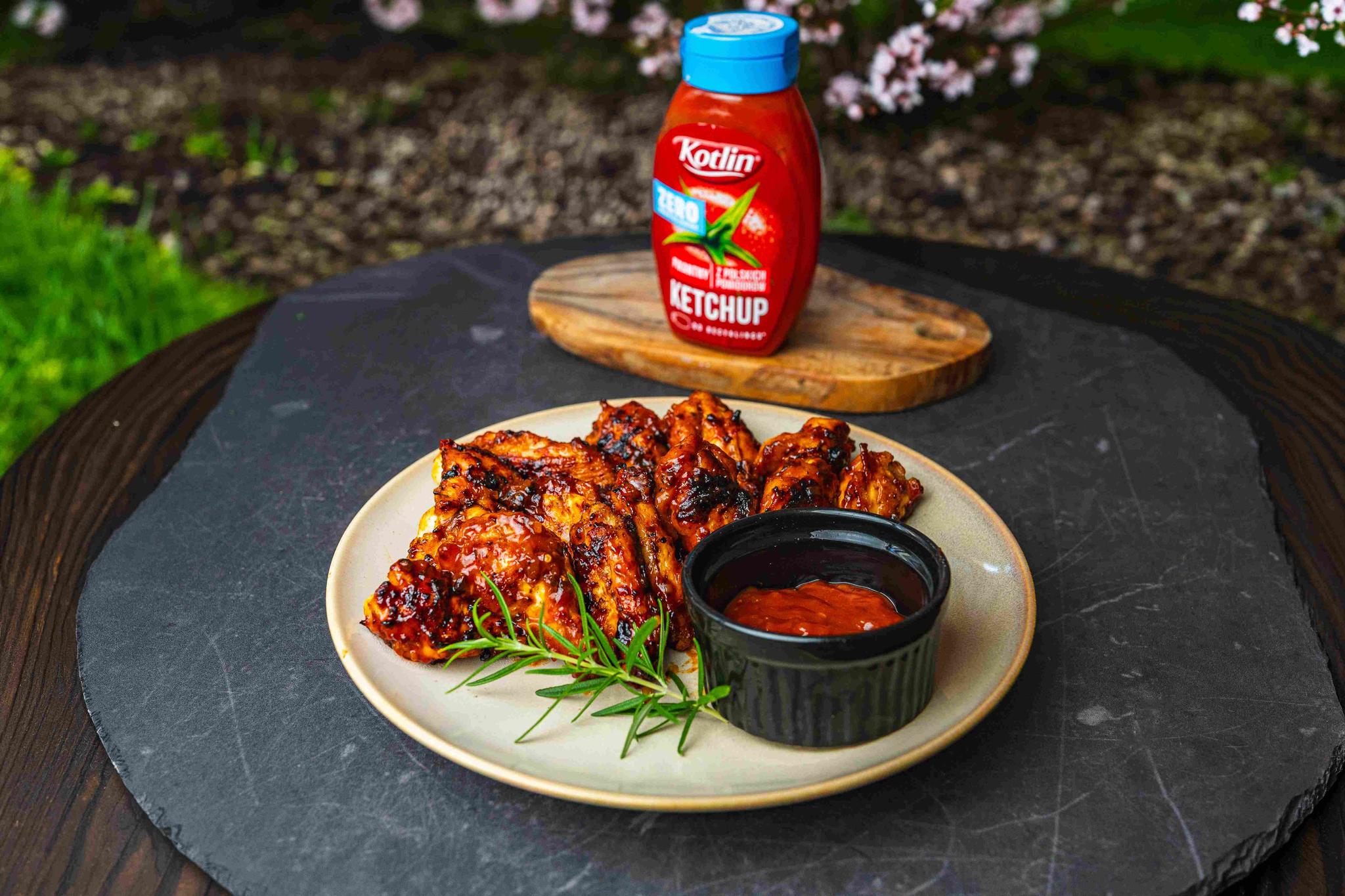Skrzydełka BBQ z grilla