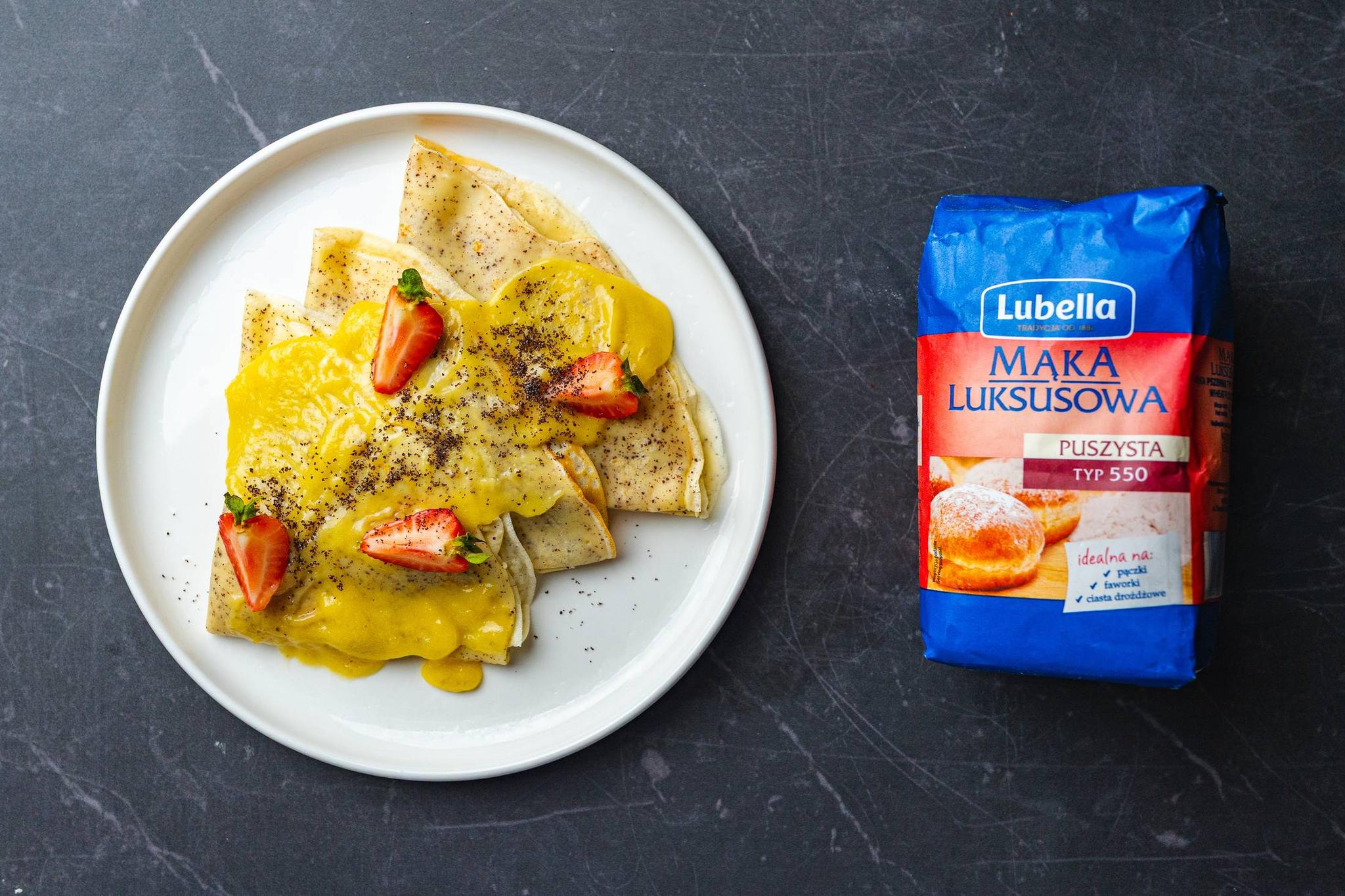 Naleśniki z makiem i lemon curd