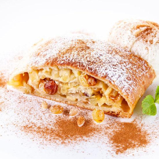 Strudel w budyniu
