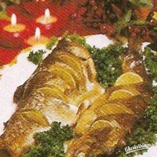 Pieczone pstrągi