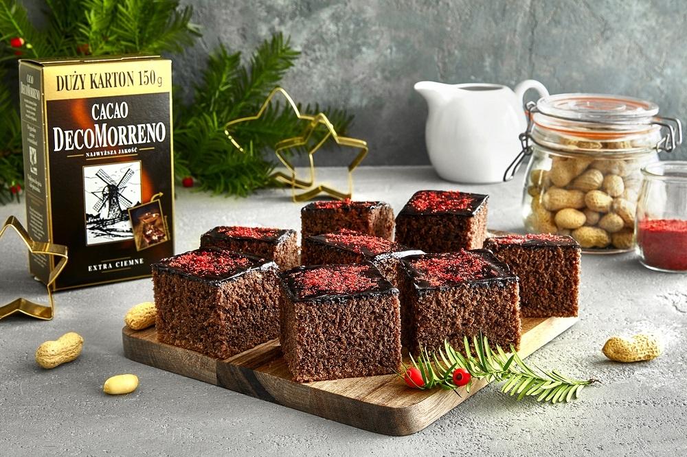 Ciasto kakaowe z masłem orzechowym