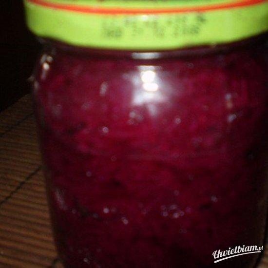 Buraczki spod weka.
