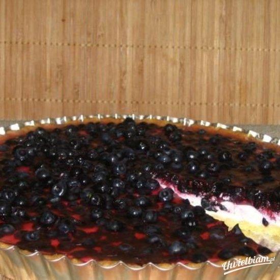 Tarta jagodowo - śmietanowa
