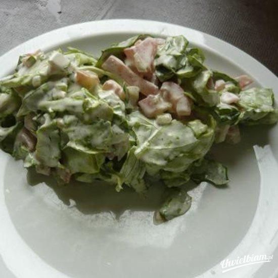 Zielona sałata do obiadu