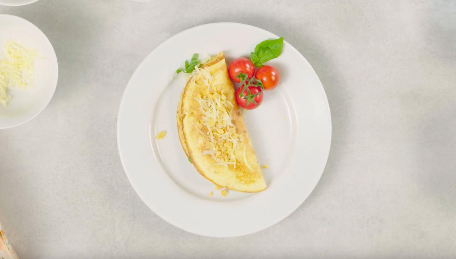  Wytrawny omlet z płatkami Lubella Corn Flakes