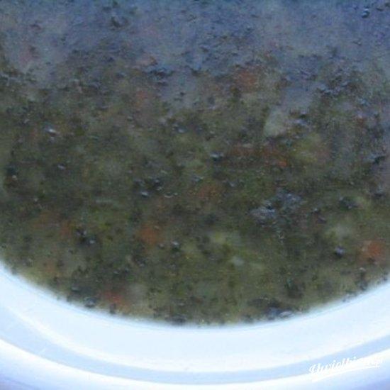 Zupa ze szpinakiem