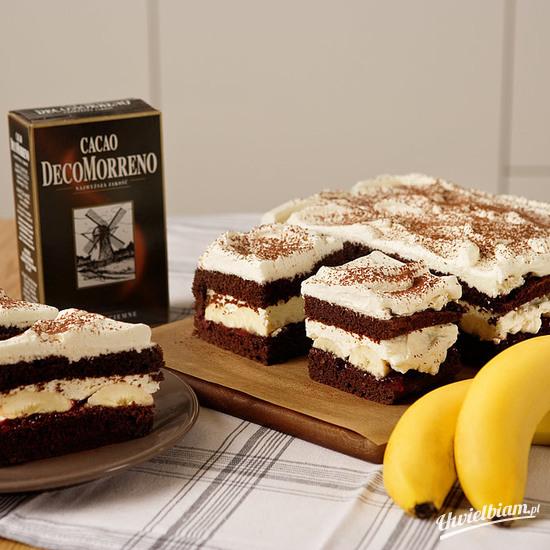 Ciasto kakaowo bananowe