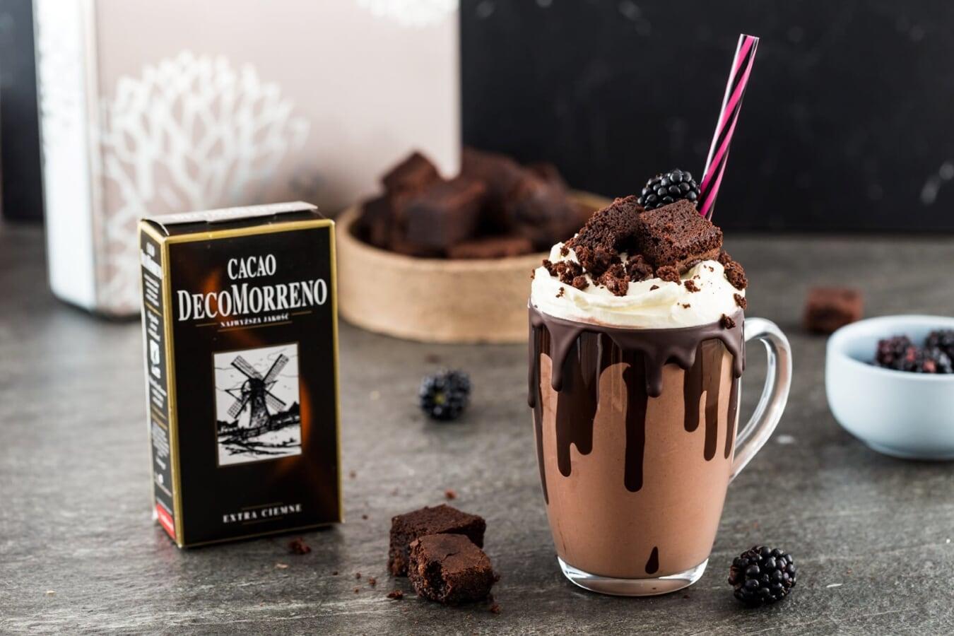 Milkshake z brownie
