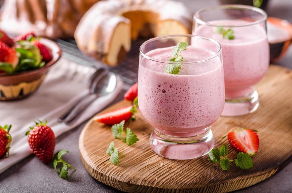 Koktajl truskawkowy dla dziecka
