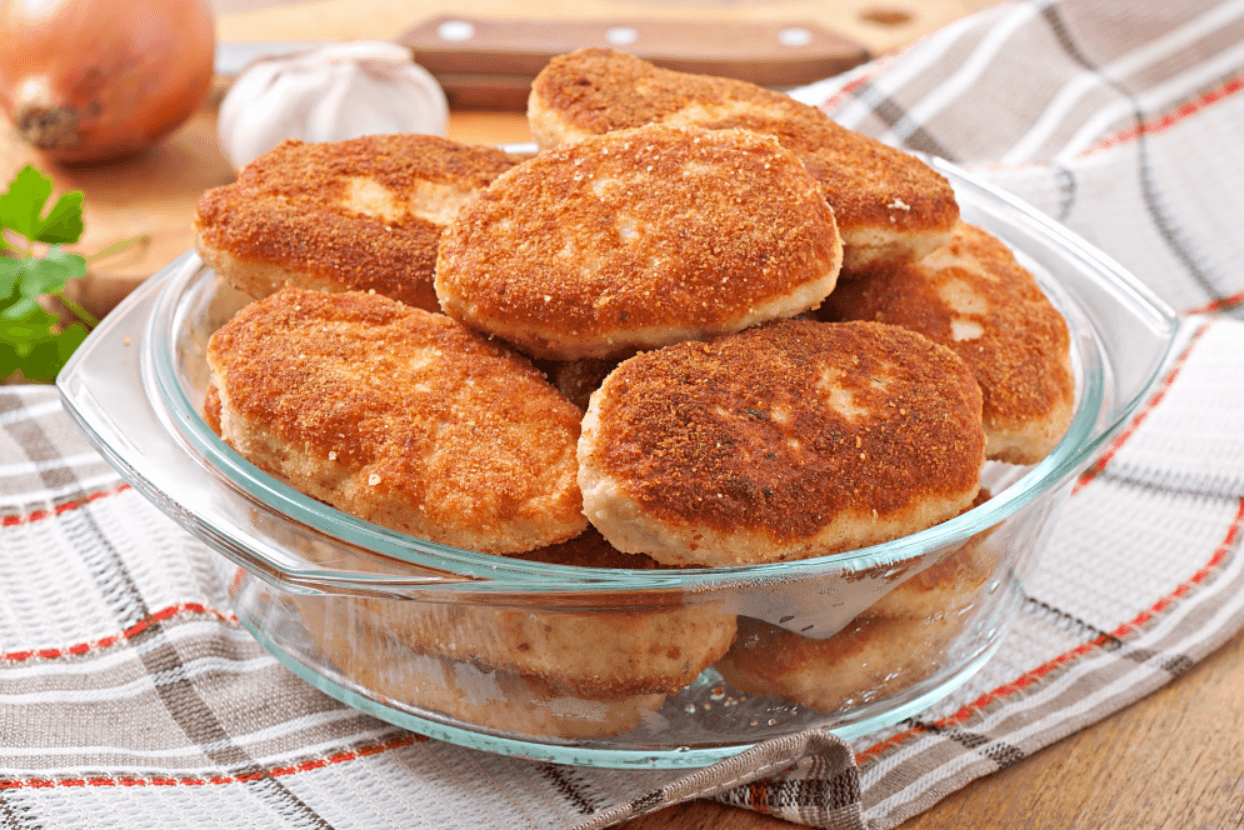 Kotlety jajeczno-pieczarkowe