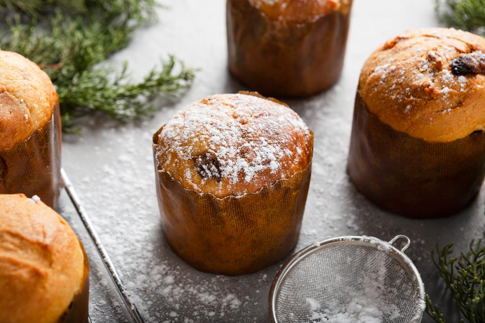 Muffinki panettone