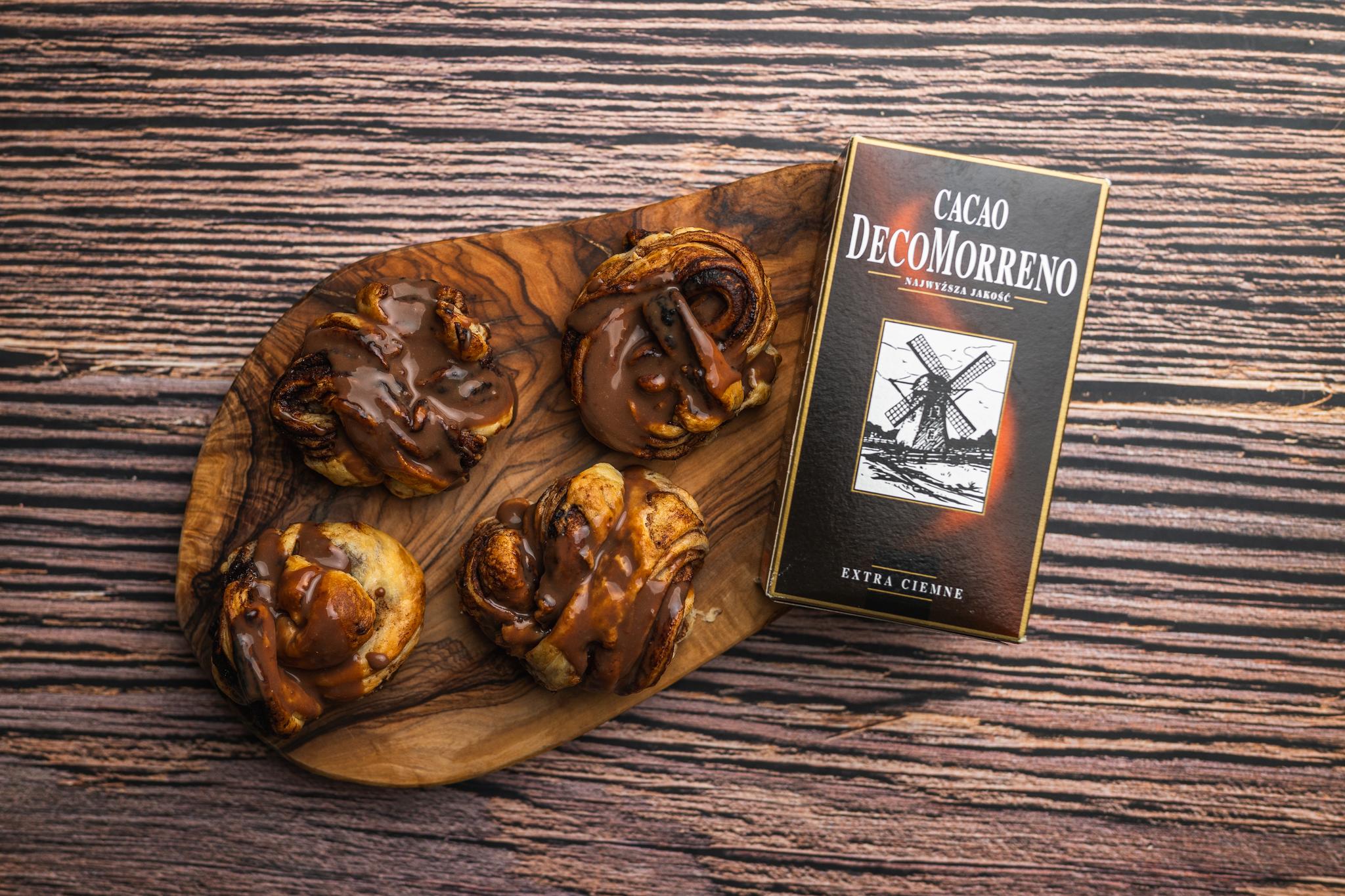 Cruffiny czekoladowe