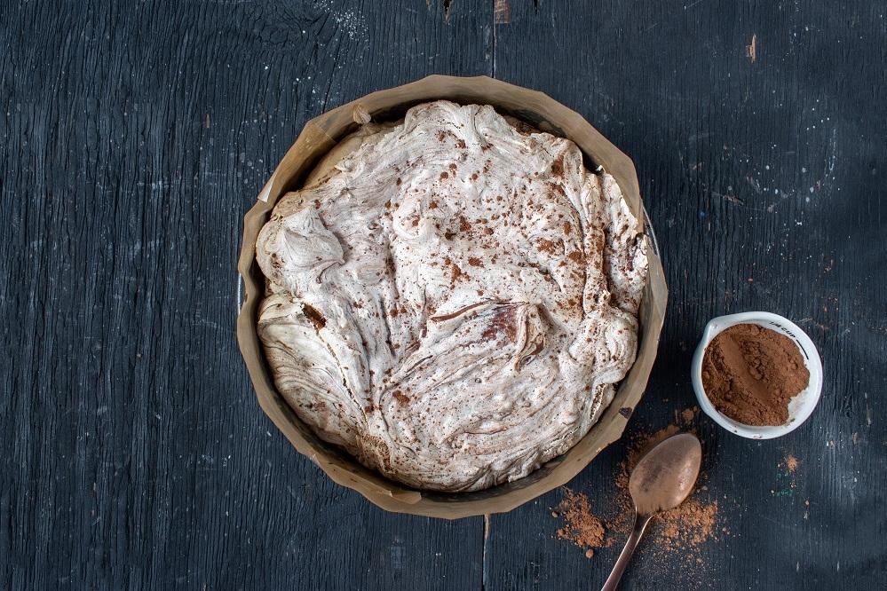 Ciasto czekoladowa chmura